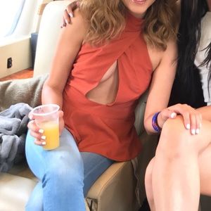 House of Harlow x Revolve blouse